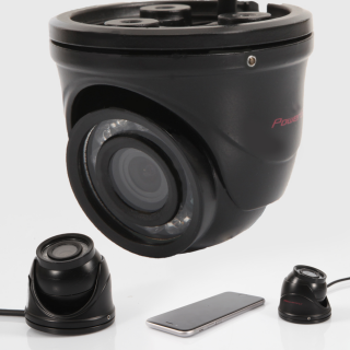POWERGATE DEEP-A07 1,3Mpix, 12adet Led, 20Mt Gece Görüşü, 2,8mm Lens, Mini Dome Kamera