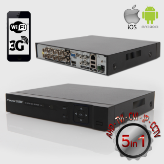 POWERGATE LINE-G08 8K 2Mpix GM 3G 1080N 5in1 DVR
