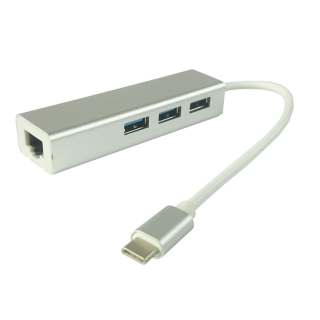 POWERGATE PG-TTU02 Type-C TO USB3,0, +Gbit  Ethernet